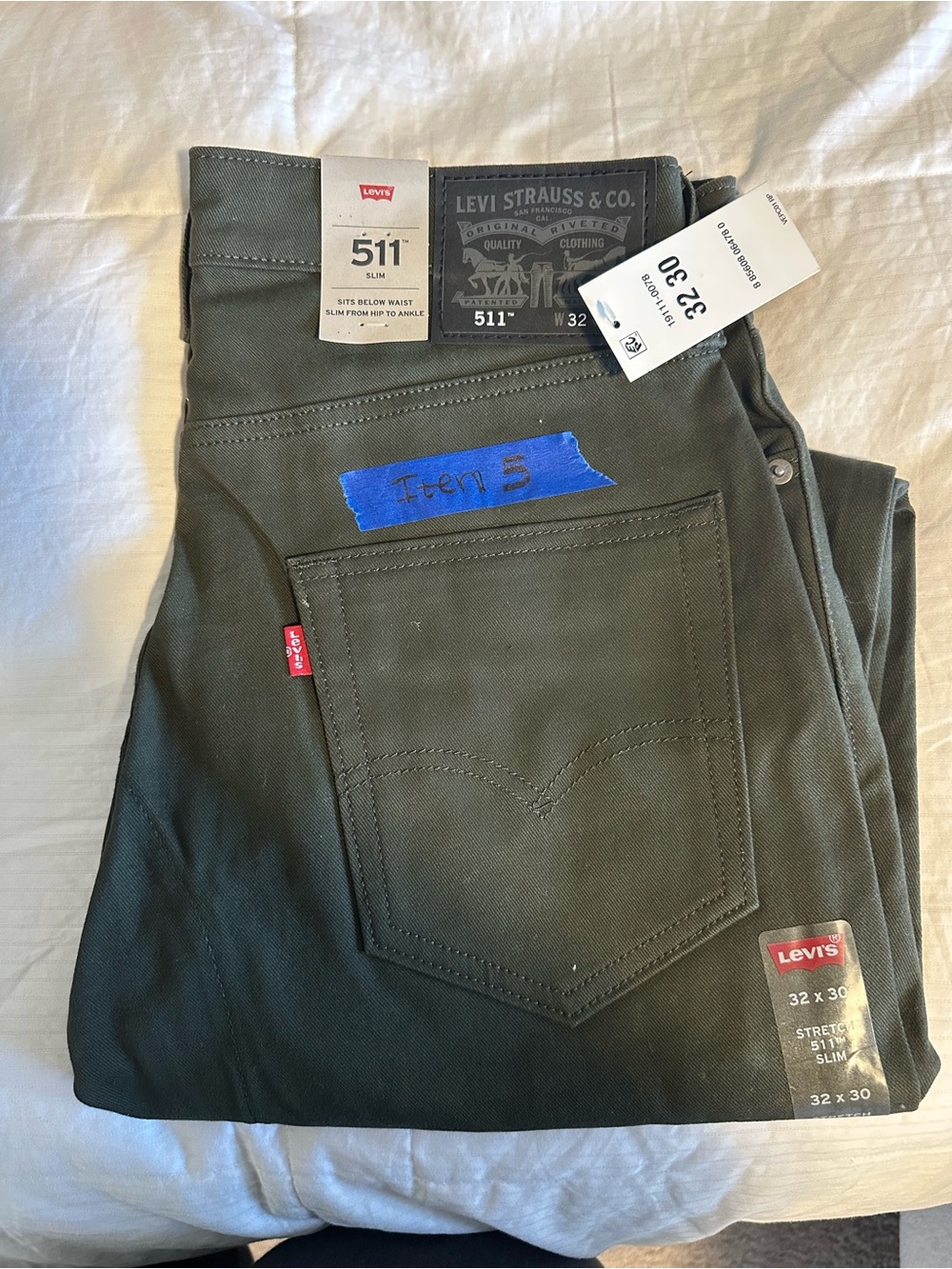 Levi's 511 Slim Men's Jeans in Olive